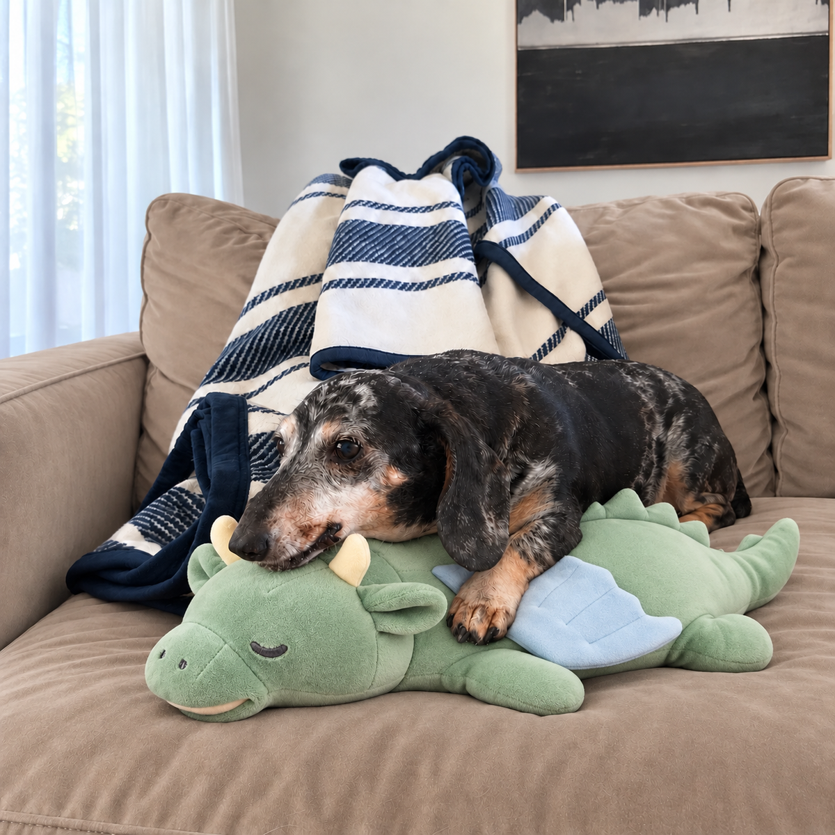 Heartbeat & Warmth Calming Plush for Pets
