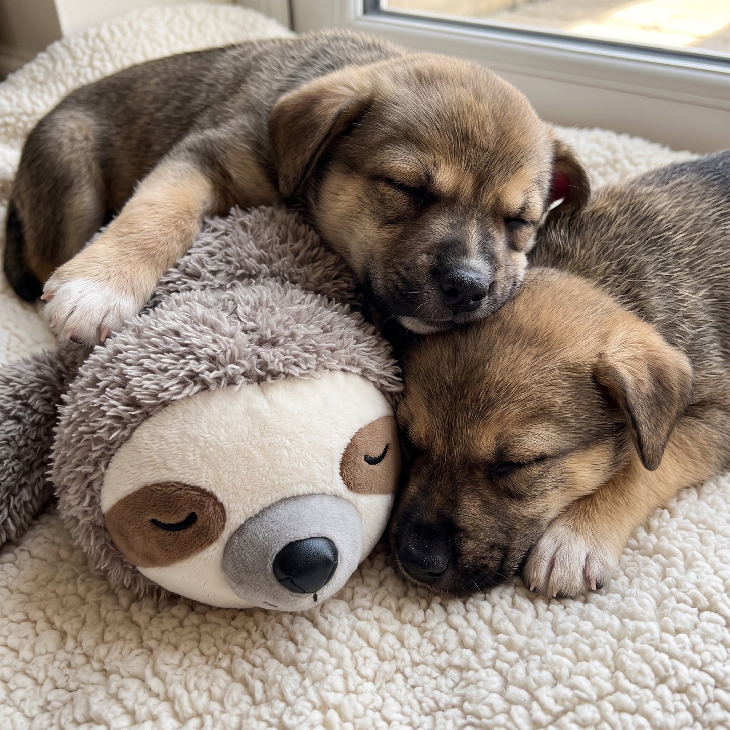 The Littermate — Heartbeat & Warmth Puppy Sleep Toy