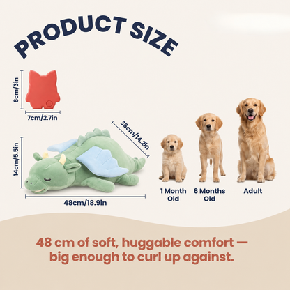 Heartbeat & Warmth Calming Plush for Pets