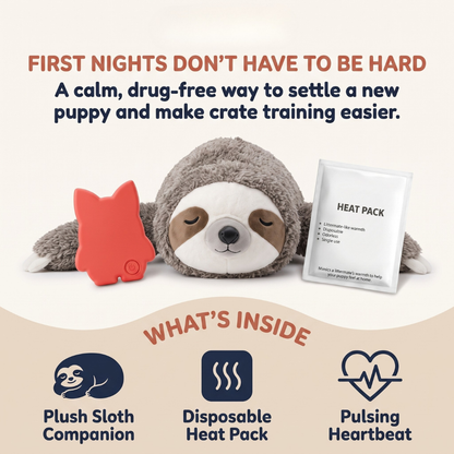 The Littermate — Heartbeat & Warmth Puppy Sleep Toy
