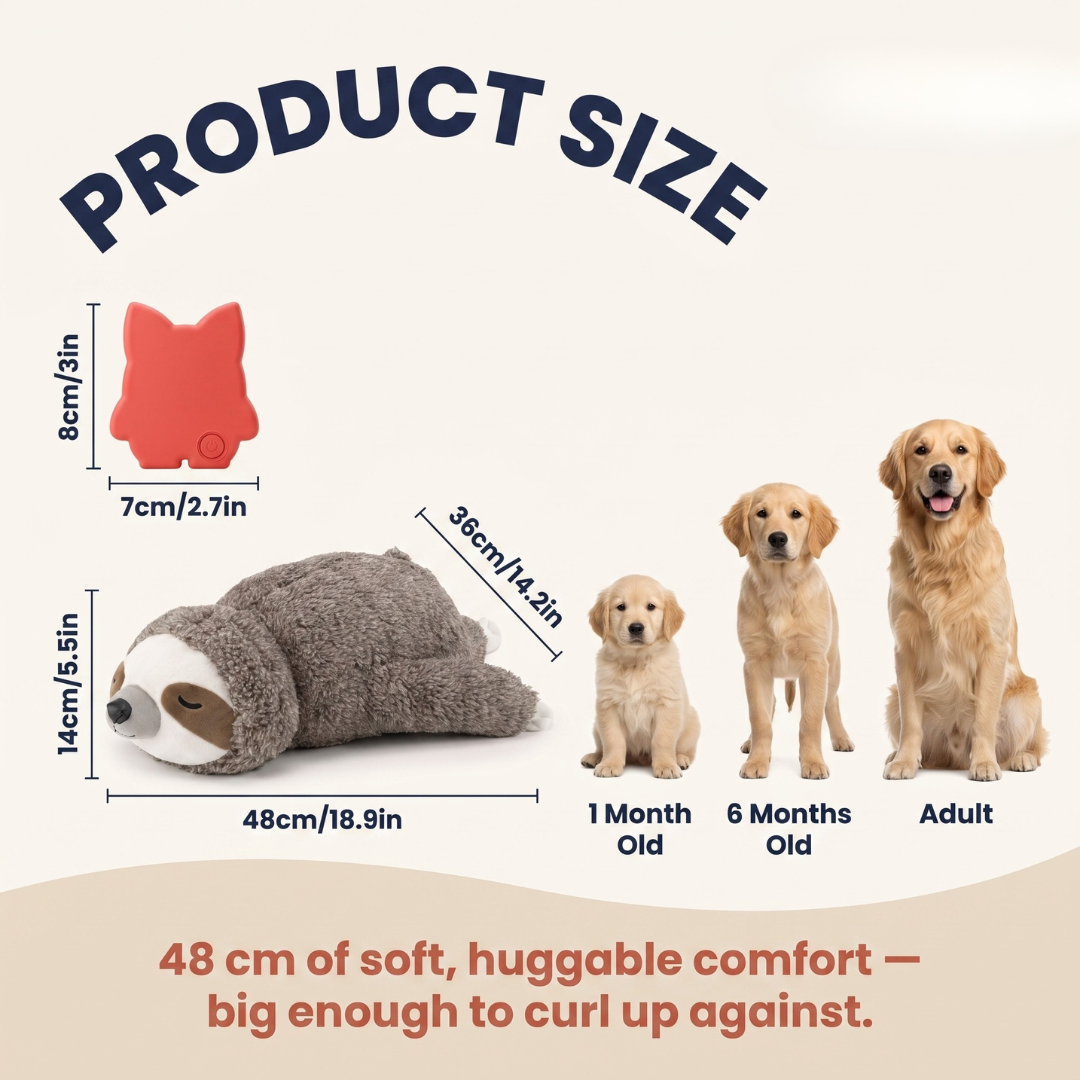 The Littermate — Heartbeat & Warmth Puppy Sleep Toy
